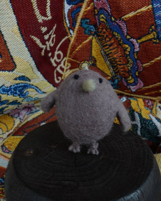 Handcrafted Yak Wool Bird - Cozy & Wholesome Felted Decoration