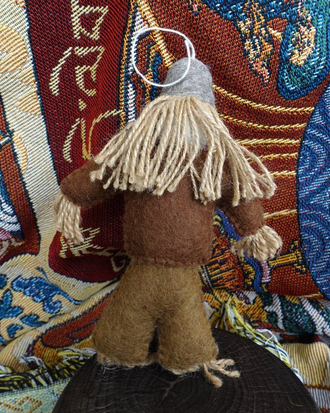 Handcrafted Yak Wool Felted Doll – A Whimsical Display of Craftsmanship and Charm
