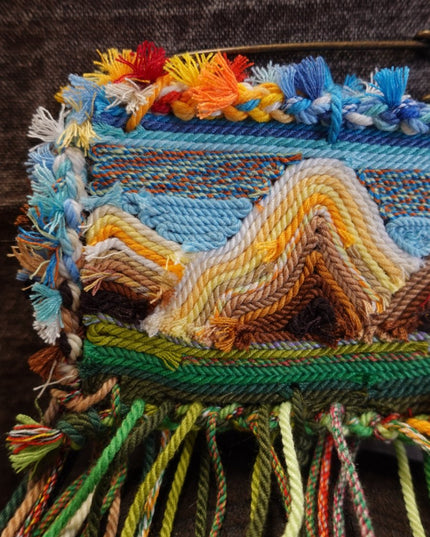 Kailash Handwoven Landscape Brooch and Bag Charm