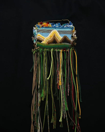 Kailash Handwoven Landscape Brooch and Bag Charm