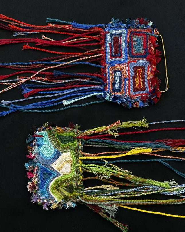 Kailash Handwoven Landscape Brooch and Bag Charm