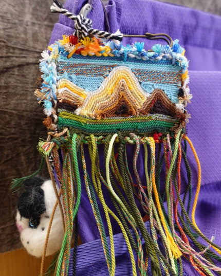 Kailash Handwoven Landscape Brooch and Bag Charm