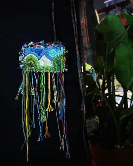 Kailash Handwoven Landscape Brooch and Bag Charm