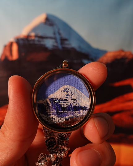 Mount Kailash Thangka Pendant