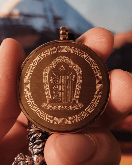 Mount Kailash Thangka Pendant