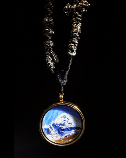 Mount Kailash Thangka Pendant