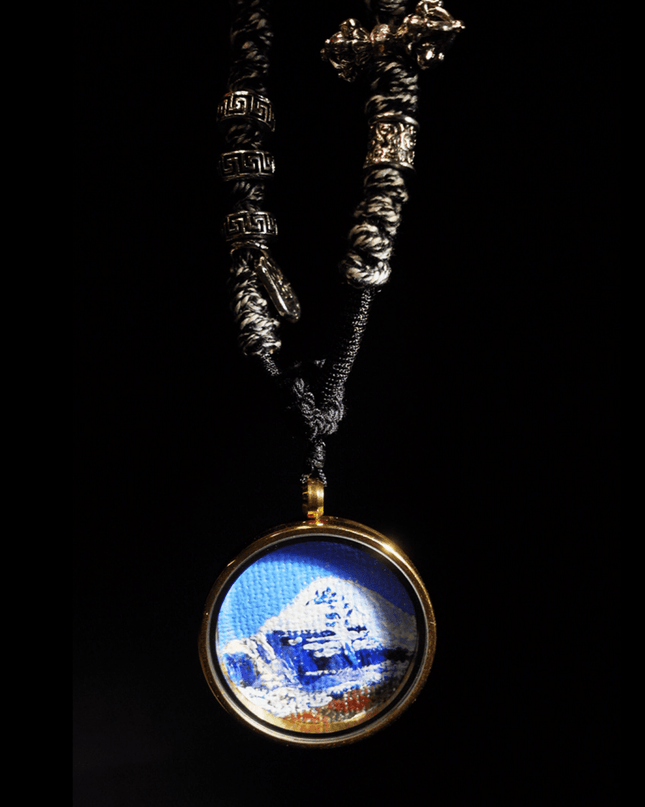 Mount Kailash Thangka Pendant