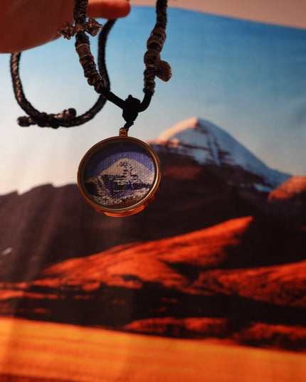 Mount Kailash Thangka Pendant