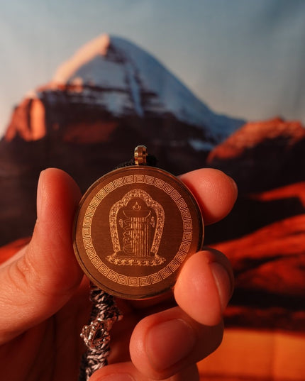 Mount Kailash Thangka Pendant