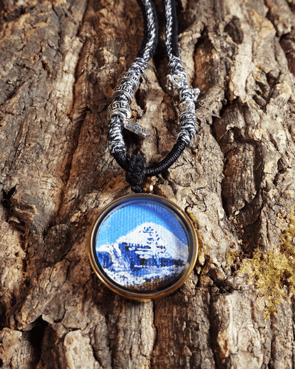 Mount Kailash Thangka Pendant