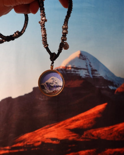 Mount Kailash Thangka Pendant