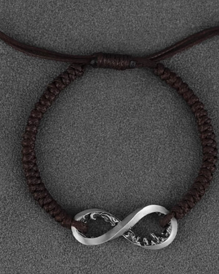 Infinity Guard Handcrafted Silver Bracelet