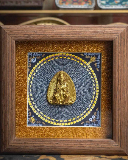 Zakirum Ritual Tablet: 3D Sacred Carving for Fortune, Handmade Home Altar Piece