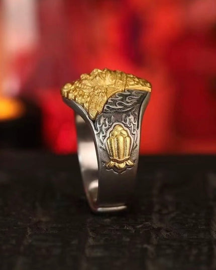 Zakirum's Tenfold Auspicious Flame Ring: Sacred Guardian of Ten Powers
