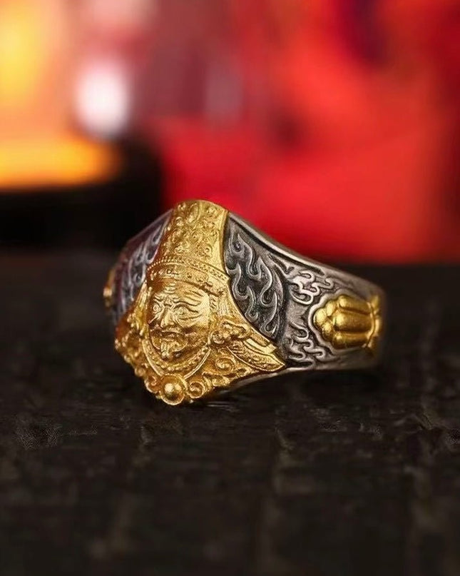 Zakirum's Tenfold Auspicious Flame Ring: Sacred Guardian of Ten Powers