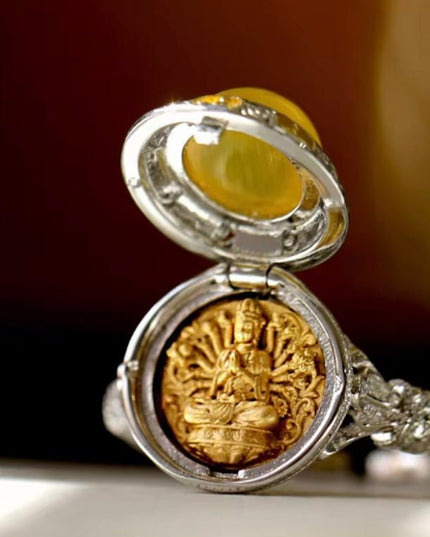 Zodiac Twelve Guardians Silver & Gold-Plated Ring