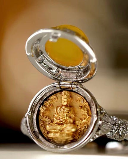 Zodiac Twelve Guardians Silver & Gold-Plated Ring